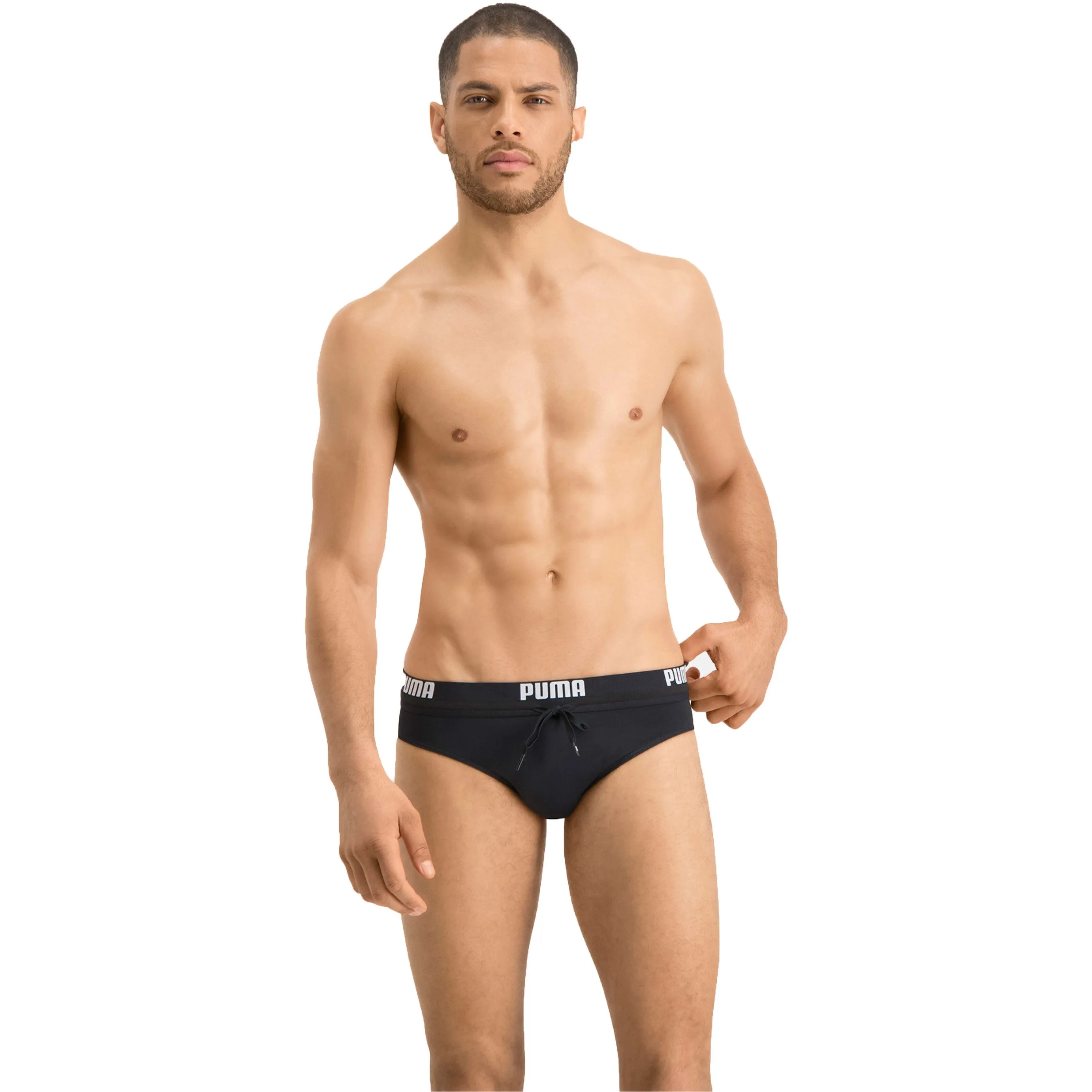 Slip de bain PUMA Swim Logo - noir - Puma : vente slip de bain homm...