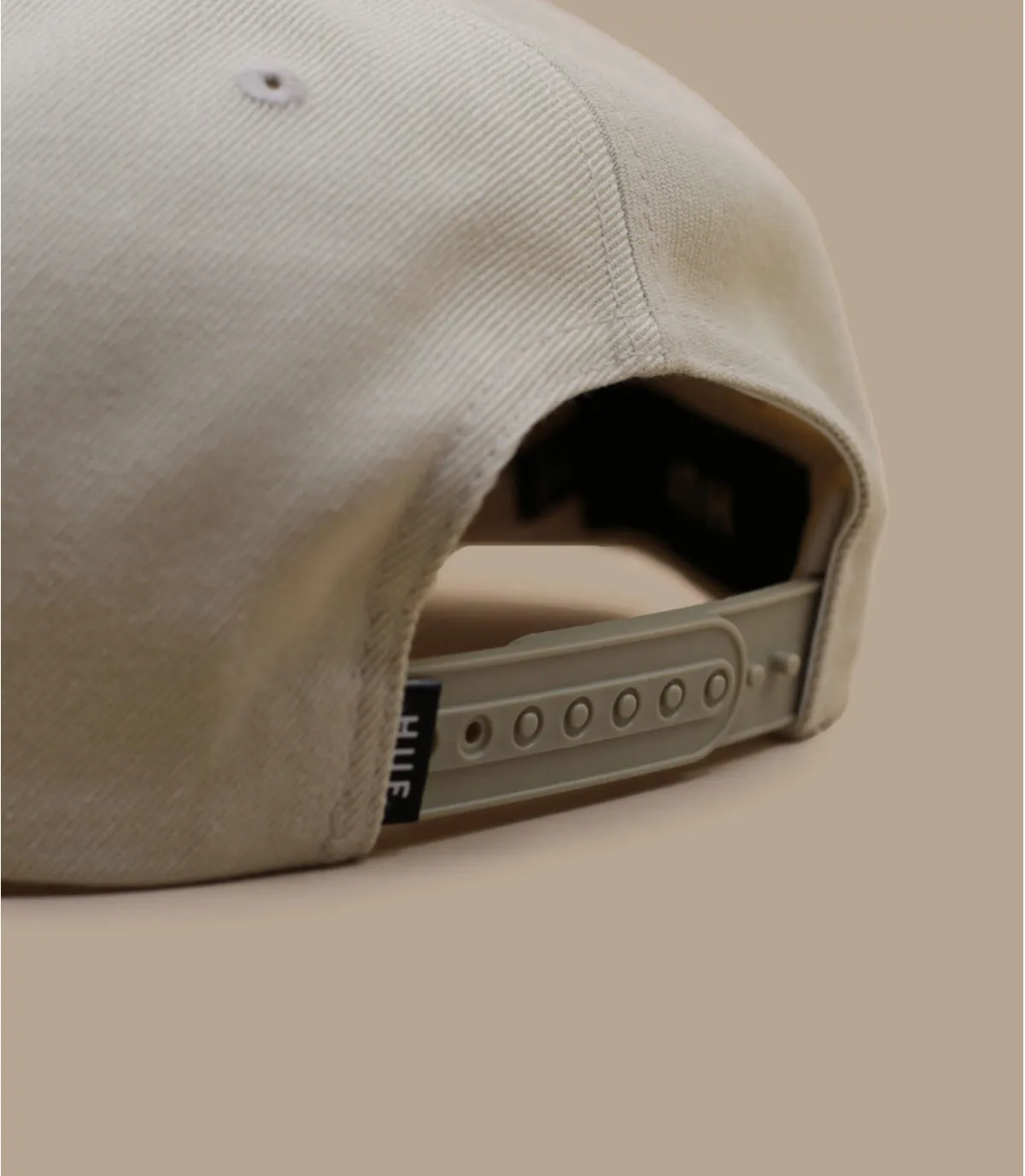 snapback destructurée beige - Casquette Arch Logo Snapback cream Huf : Headict