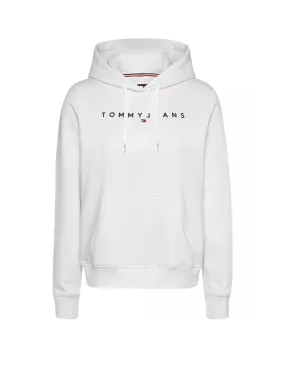 Sweat a capuche Tommy Jeans femme Ref 61803 YBR Blanc