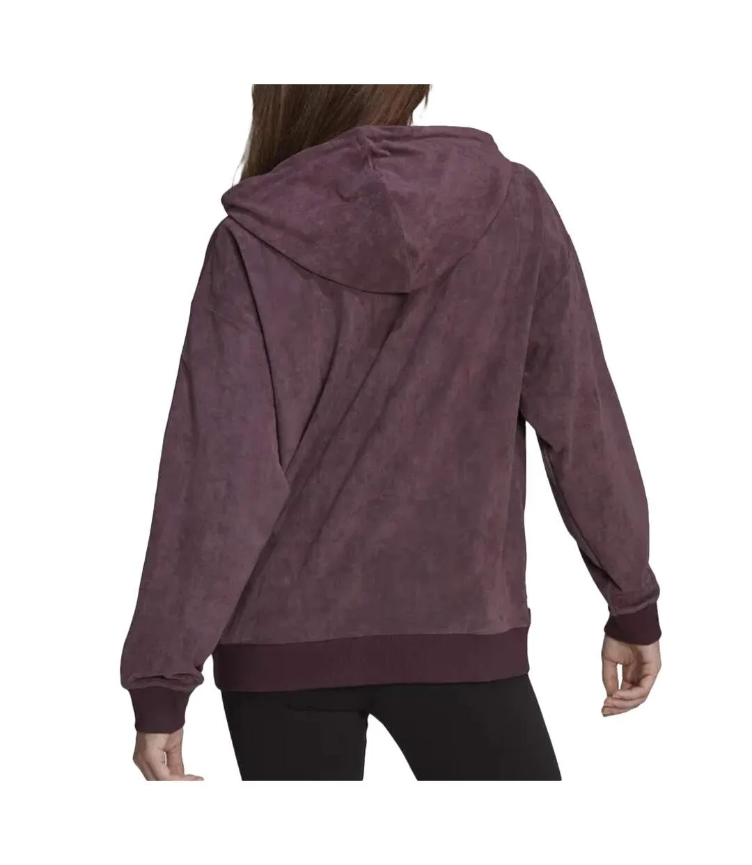 Sweat Prune Femme Adidas Suede Hoodie