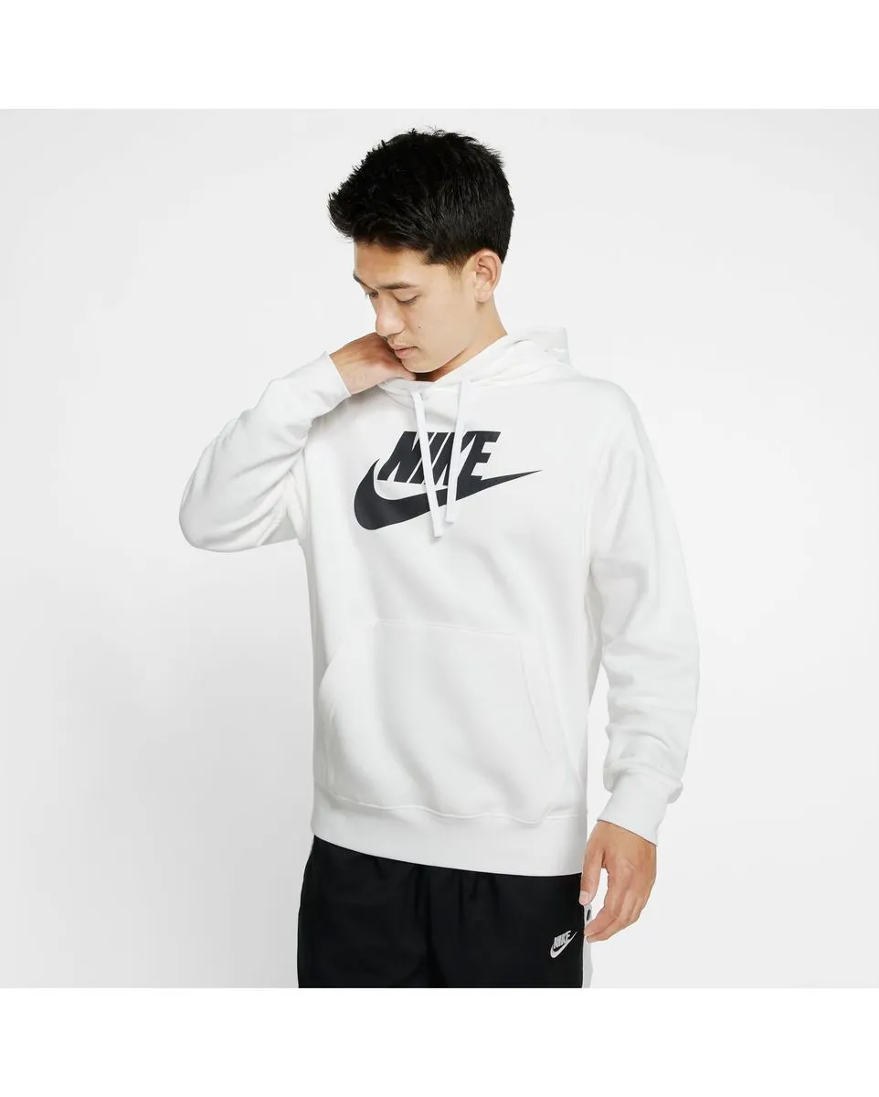 Sweatshirt homme M NSW CLUB HOODIE PO BB GX Blanc