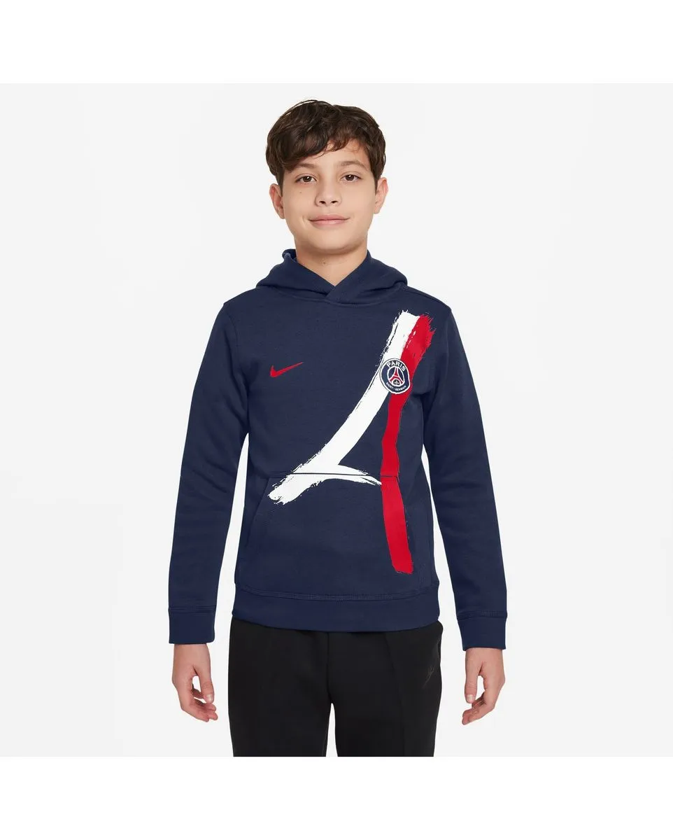 Sweeat à capuche Enfant PSG B NSW CLUB PO HOODIE GX Bleu