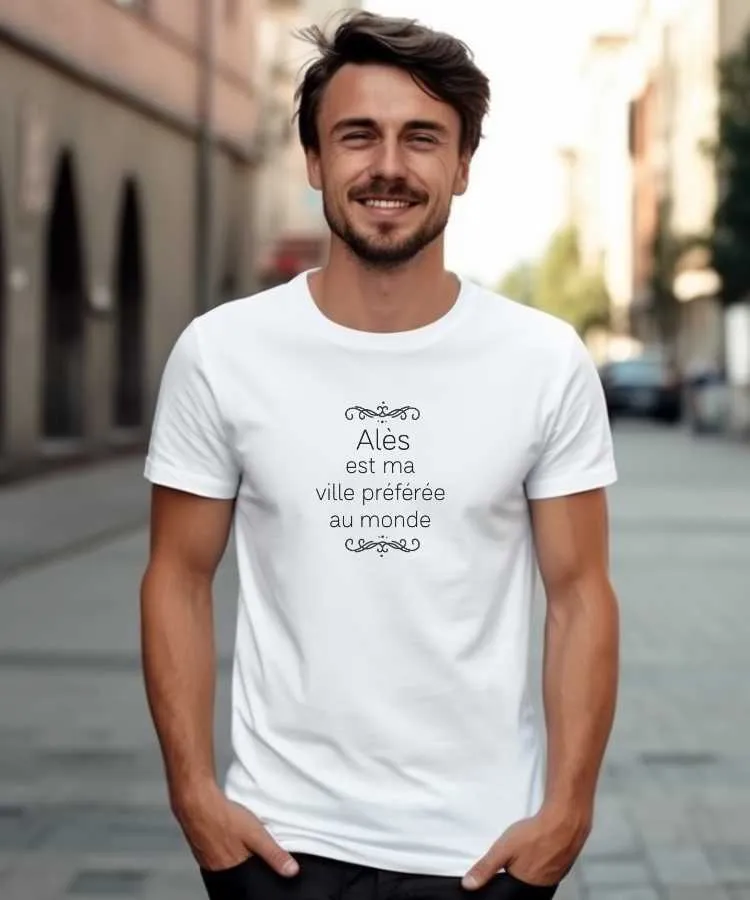 T-Shirt Alès est ma ville préférée au monde