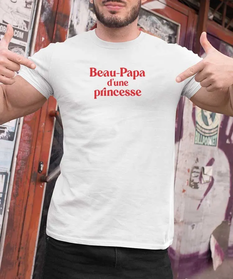 T-Shirt Beau-Papa d'une princesse Pour homme