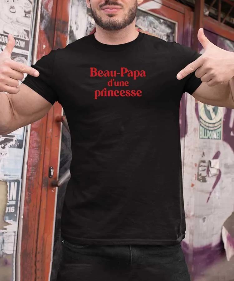 T-Shirt Beau-Papa d'une princesse Pour homme