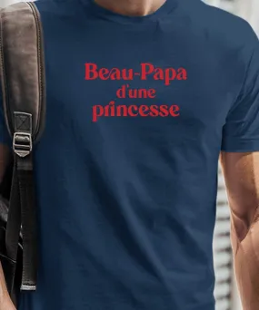 T-Shirt Beau-Papa d'une princesse Pour homme