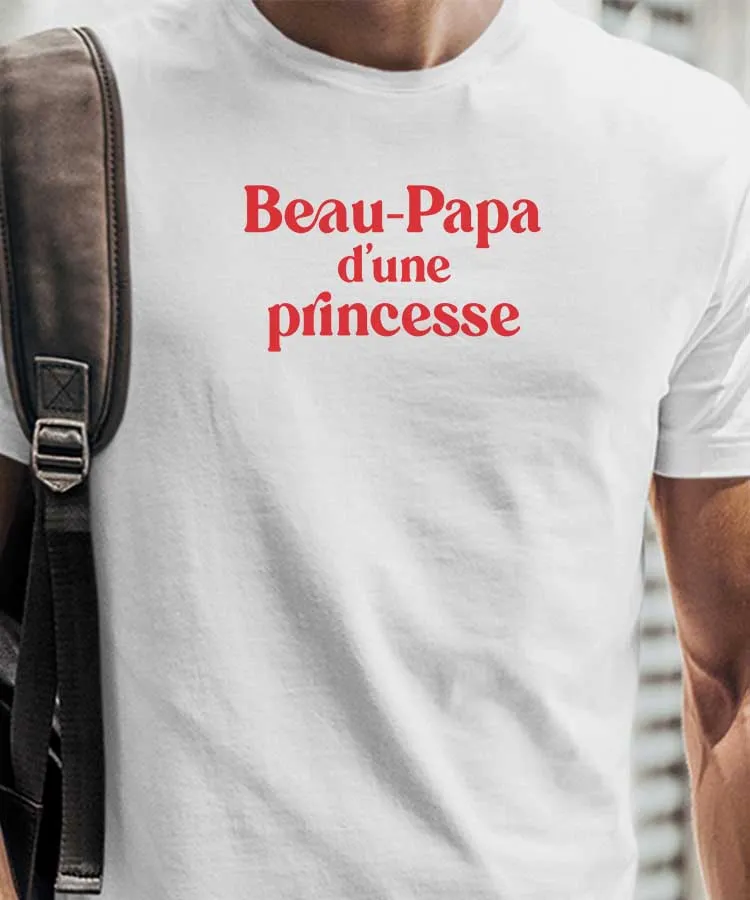 T-Shirt Beau-Papa d'une princesse Pour homme