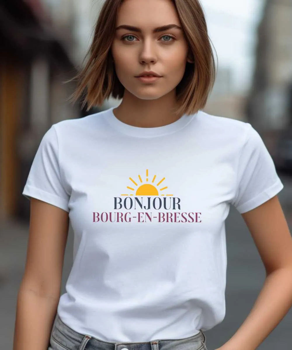 T-Shirt Bonjour Bourg-en-Bresse