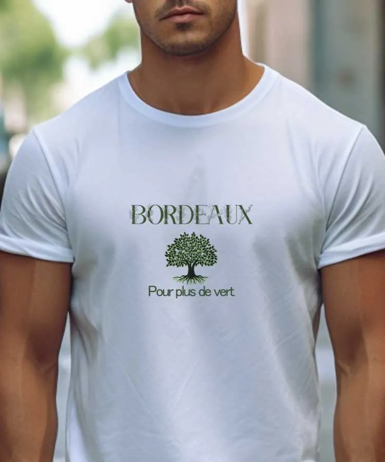 T-Shirt Bordeaux pour plus de vert