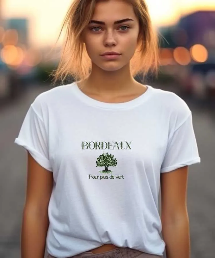 T-Shirt Bordeaux pour plus de vert