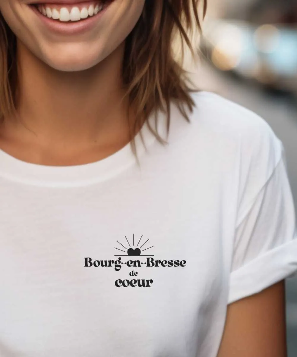 T-Shirt Bourg-en-Bresse de coeur