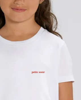 T-Shirt enfant Petite soeur (brodé)