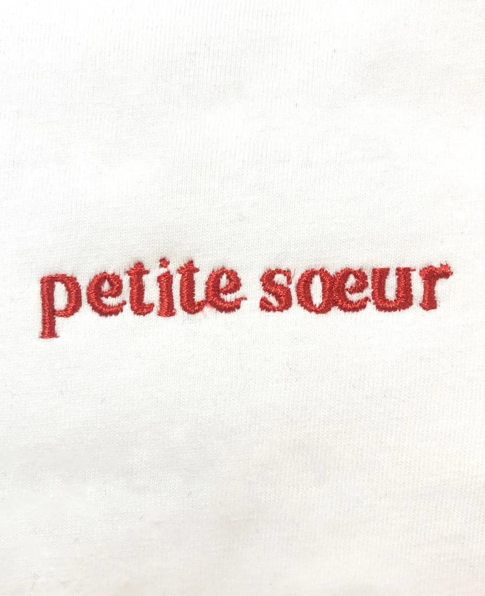 T-Shirt enfant Petite soeur (brodé)