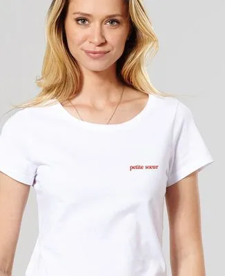 T-Shirt enfant Petite soeur (brodé)