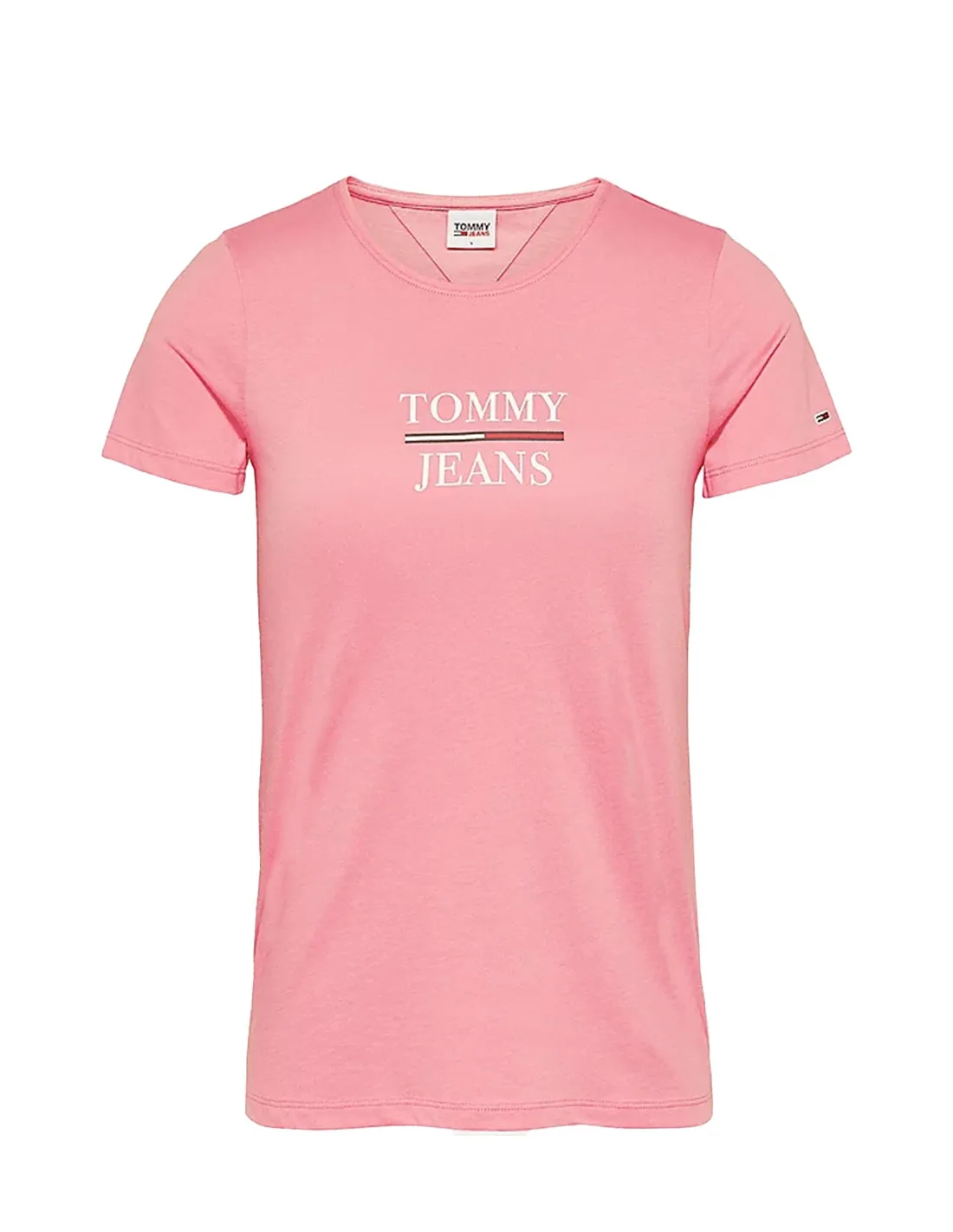 T-shirt femmes Tommy Jeans ref 53404 TIF Rose