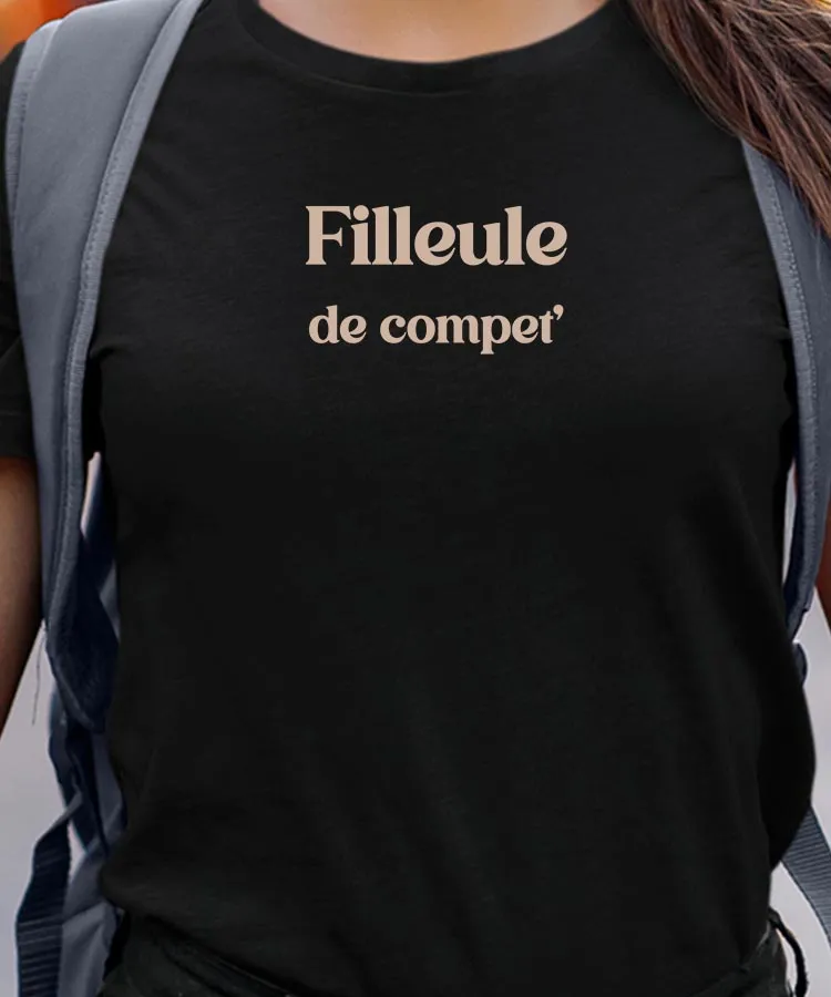 T-Shirt Filleule de compet' Pour femme