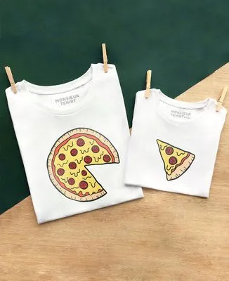 T-Shirt homme Pizza Duo