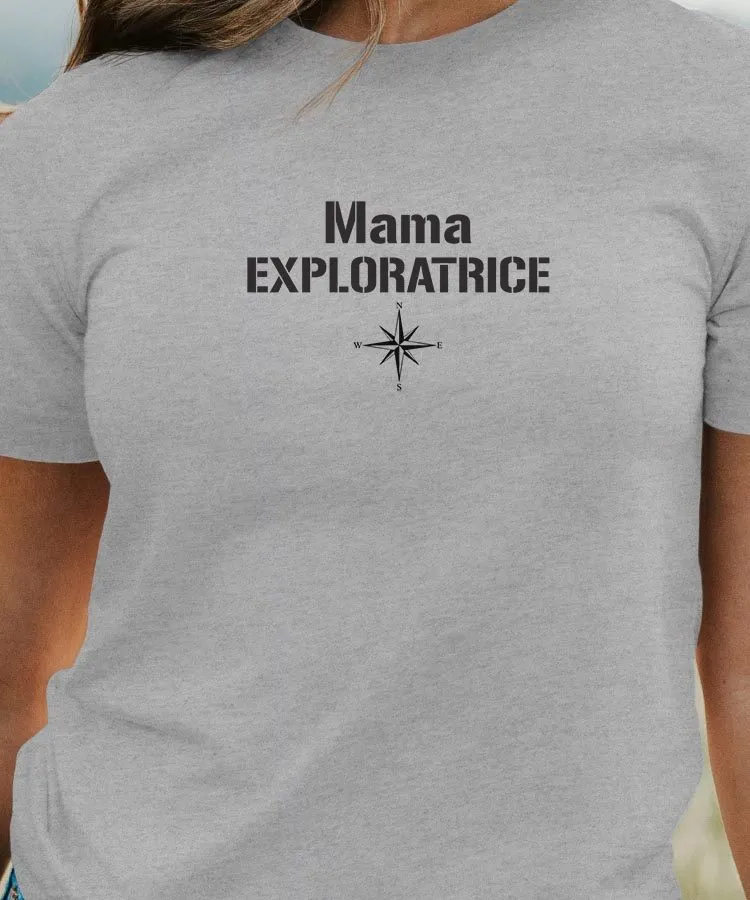 T-Shirt Mama exploratrice Pour femme