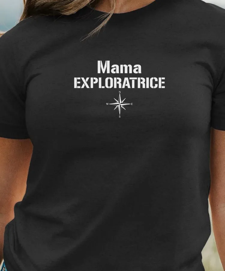 T-Shirt Mama exploratrice Pour femme