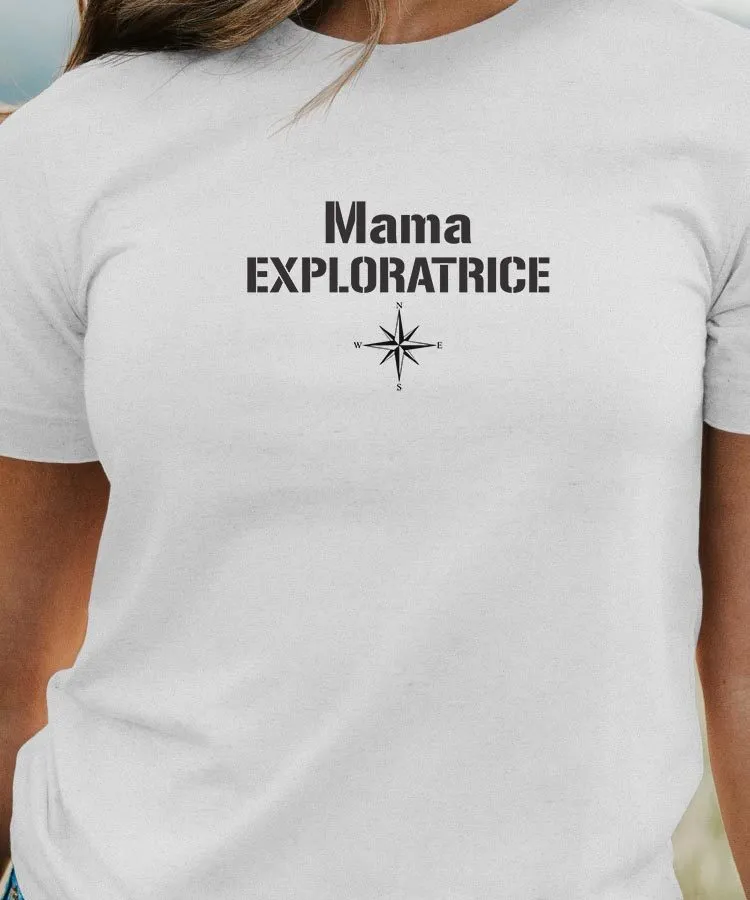 T-Shirt Mama exploratrice Pour femme