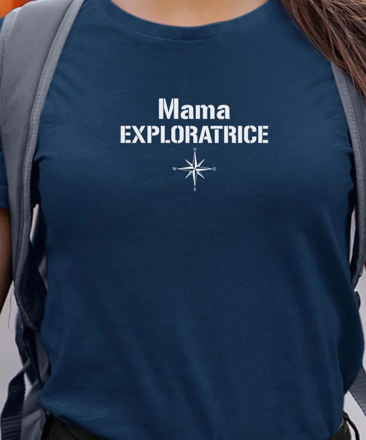 T-Shirt Mama exploratrice Pour femme