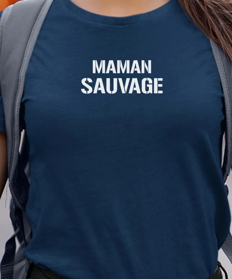 T-Shirt Maman sauvage Pour femme