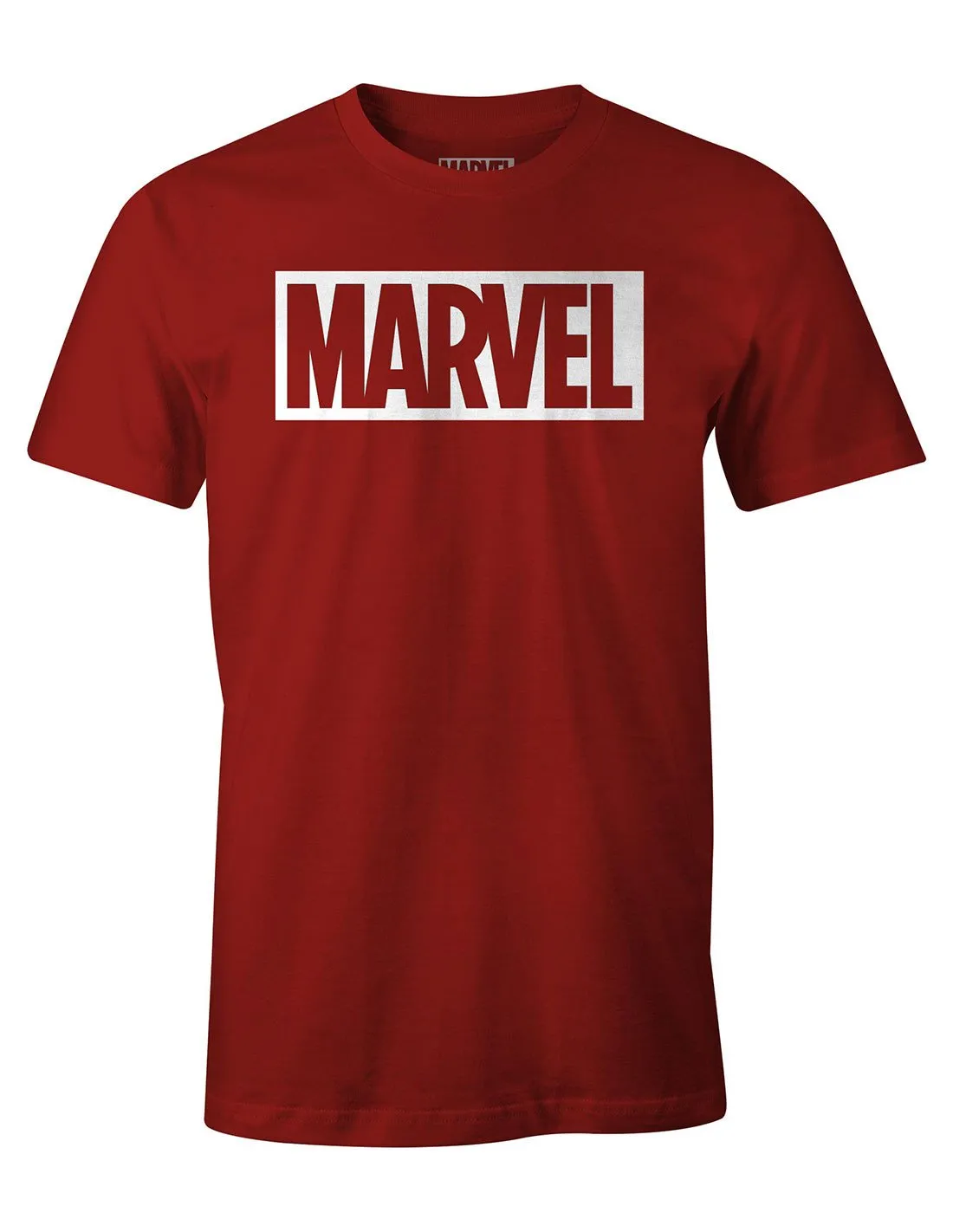 T-shirt MARVEL rouge logo blanc