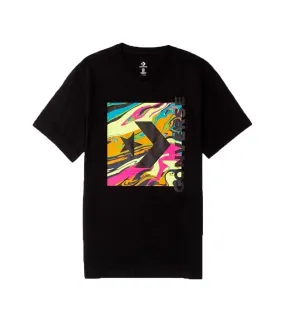 T-shirt Noir Homme Converse Suminagashi