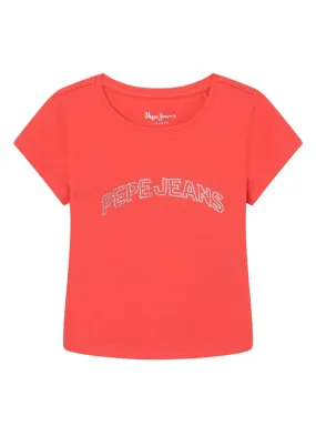 T-shirt Pepe Jeans Nicolle Rouge pour Homme