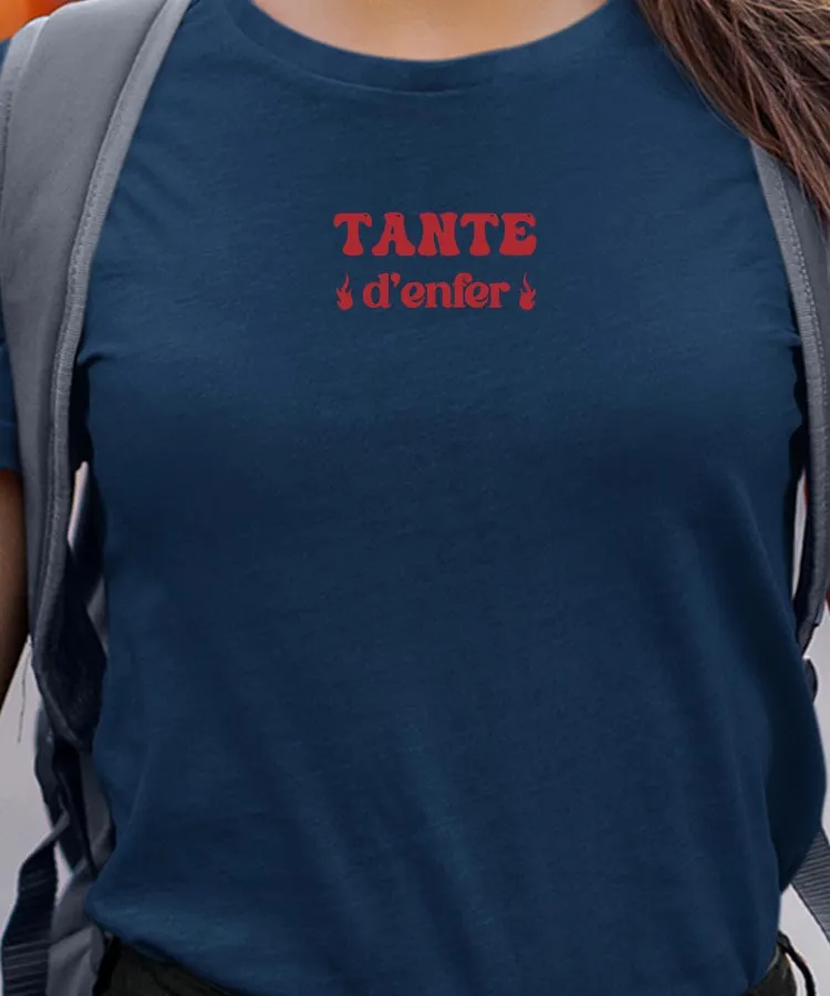 T-Shirt Tante d'enfer Pour femme