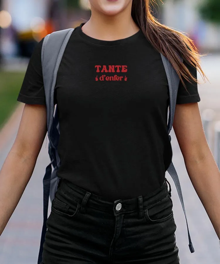 T-Shirt Tante d'enfer Pour femme