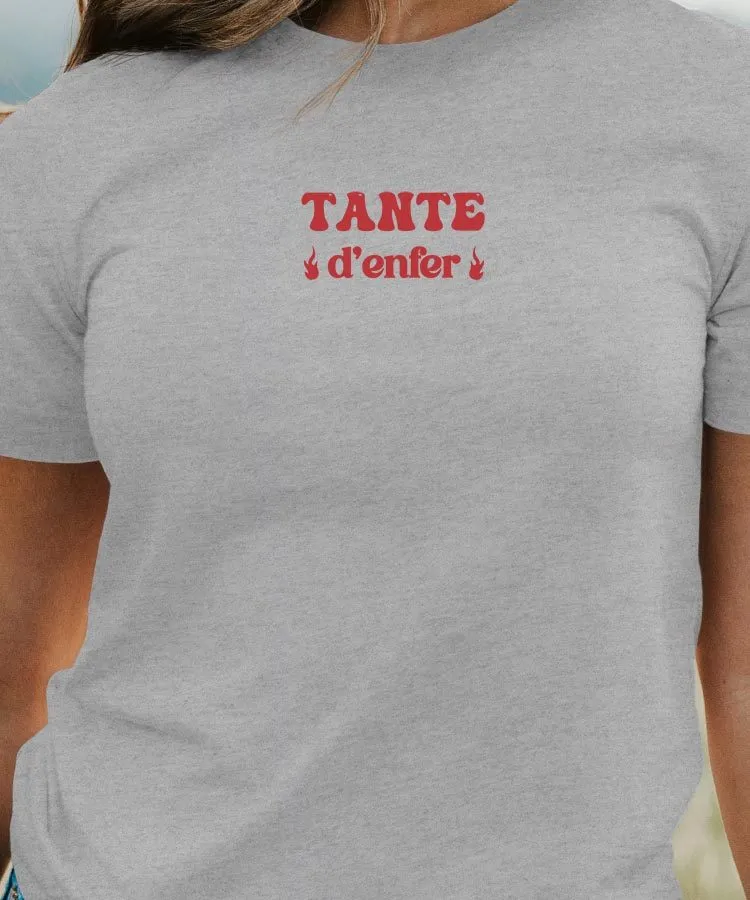 T-Shirt Tante d'enfer Pour femme