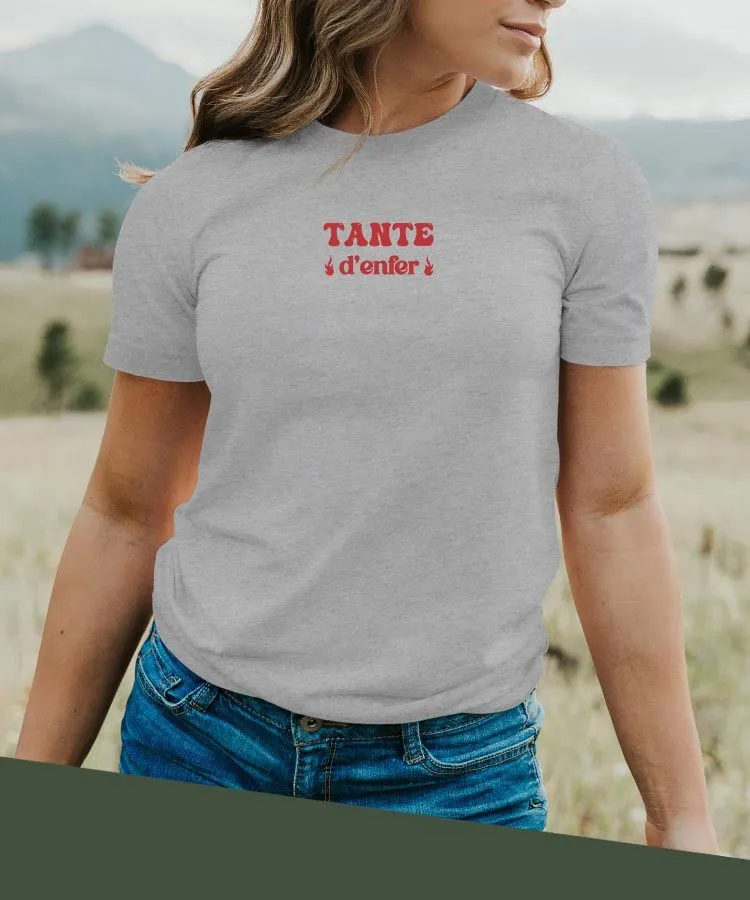 T-Shirt Tante d'enfer Pour femme