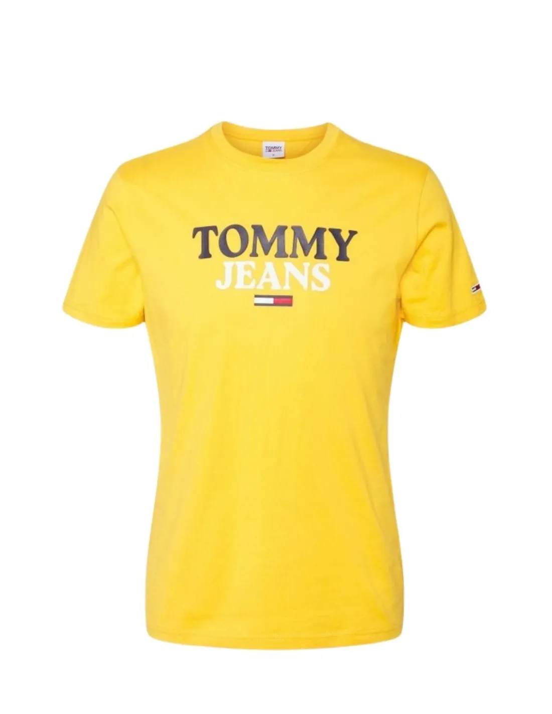 T Shirt Tommy Jeans Homme Ref 55522 Jaune