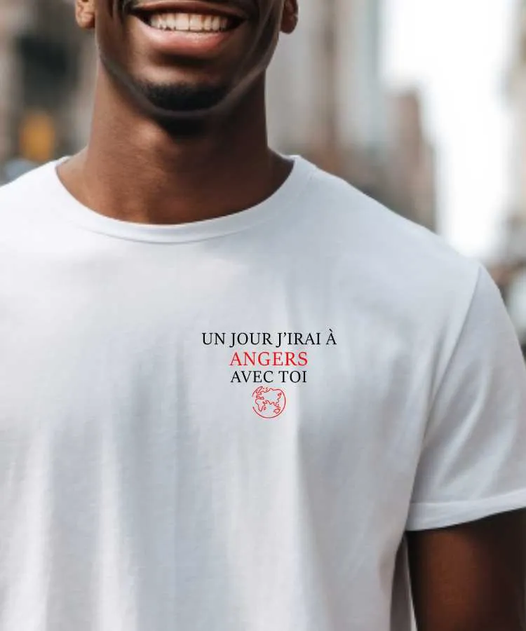 T-Shirt Un jour j'irai à Angers avec toi