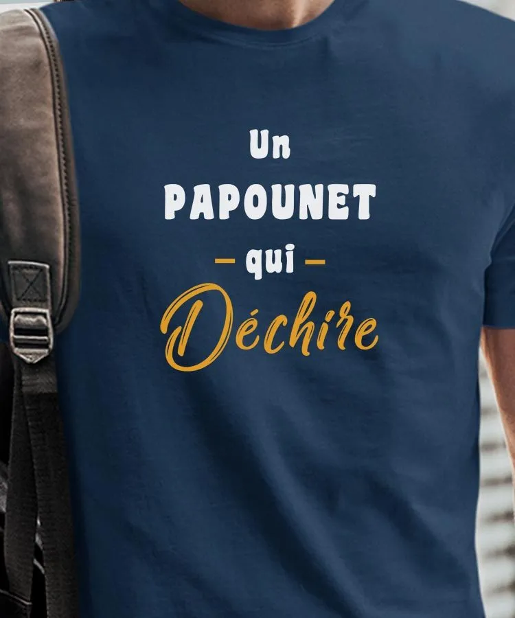 T-Shirt Un Papounet Qui déchire Pour homme