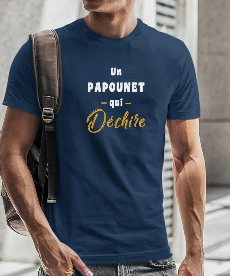 T-Shirt Un Papounet Qui déchire Pour homme