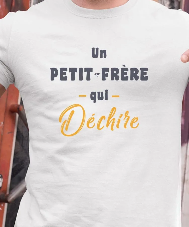 T-Shirt Un Petit-Frère Qui déchire Pour homme