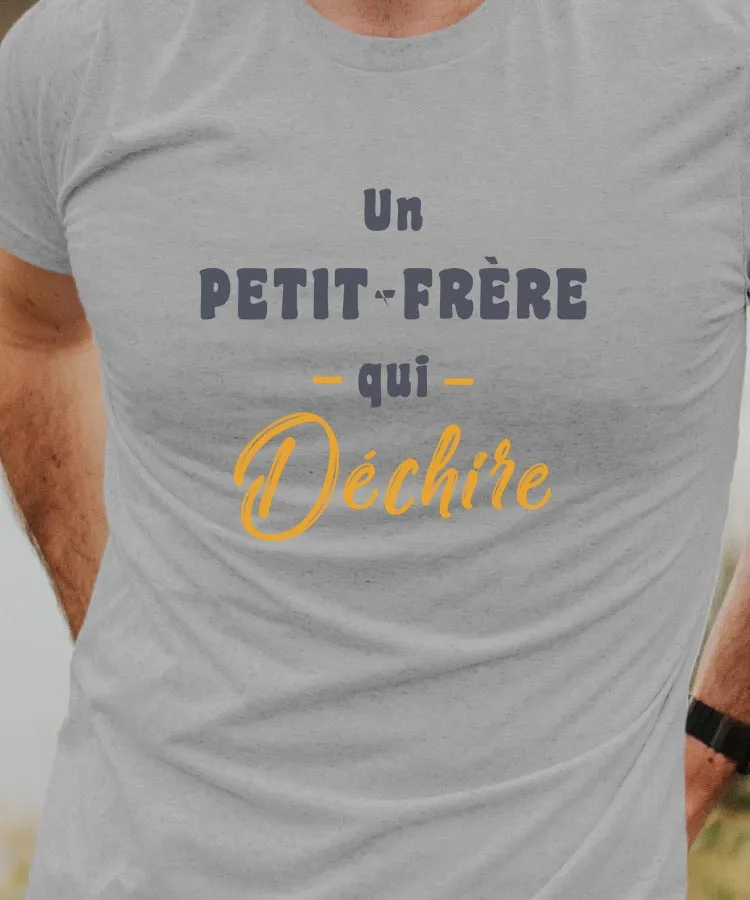 T-Shirt Un Petit-Frère Qui déchire Pour homme