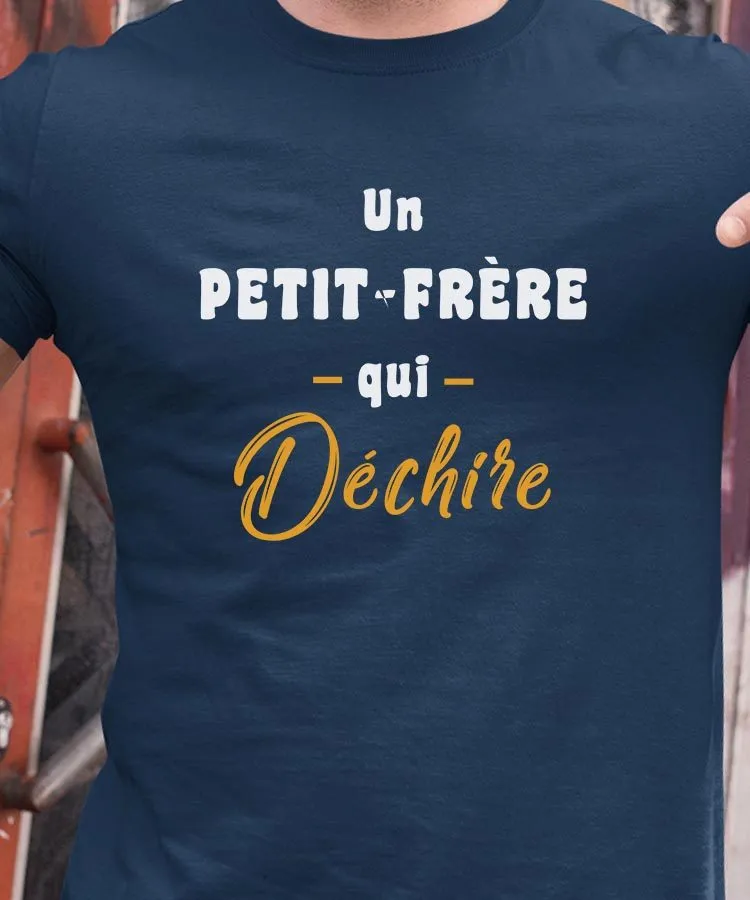 T-Shirt Un Petit-Frère Qui déchire Pour homme