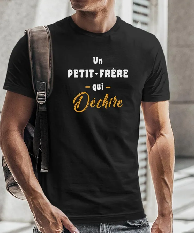 T-Shirt Un Petit-Frère Qui déchire Pour homme