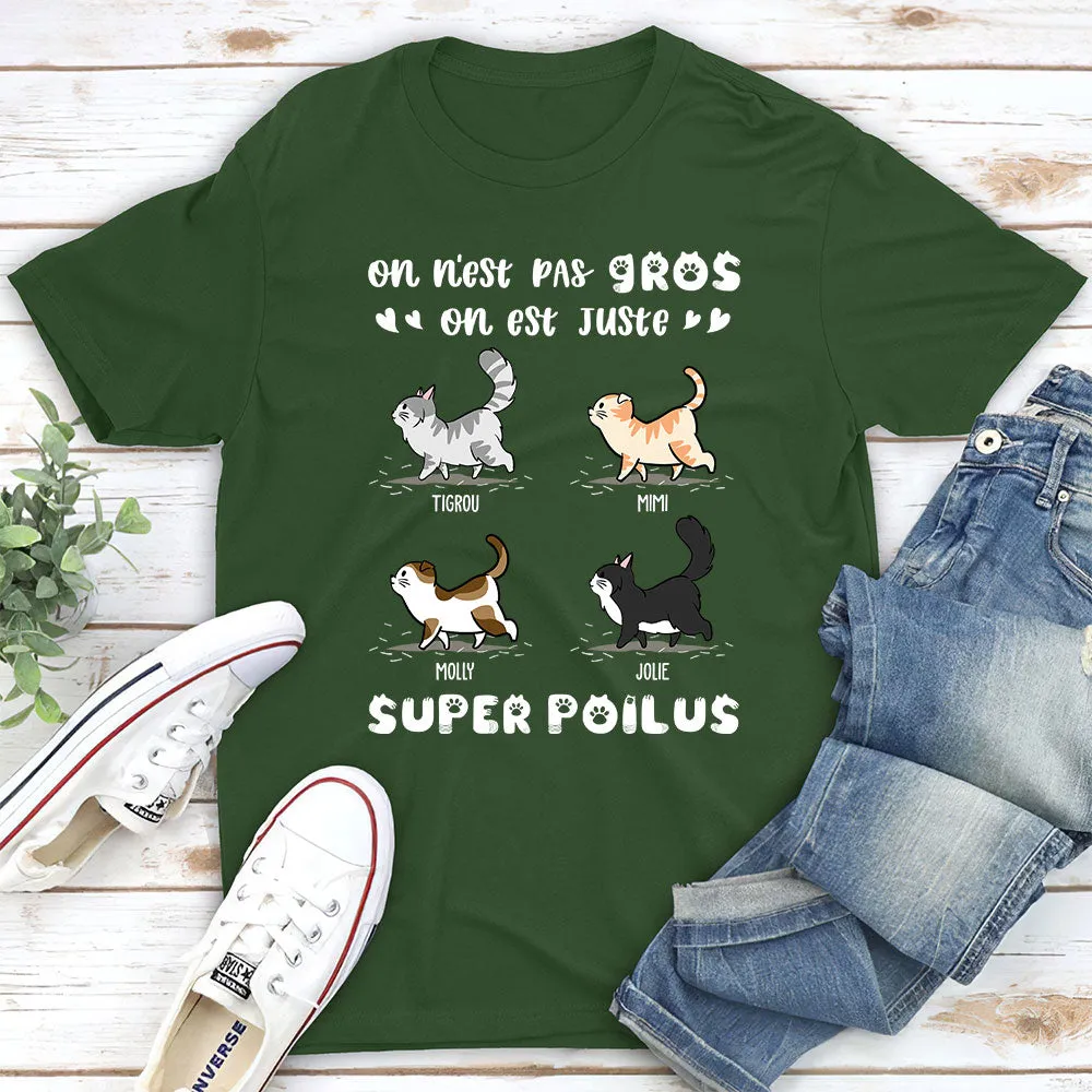 T-shirt Unisex Personnalisé - Le Chat Super Poilu