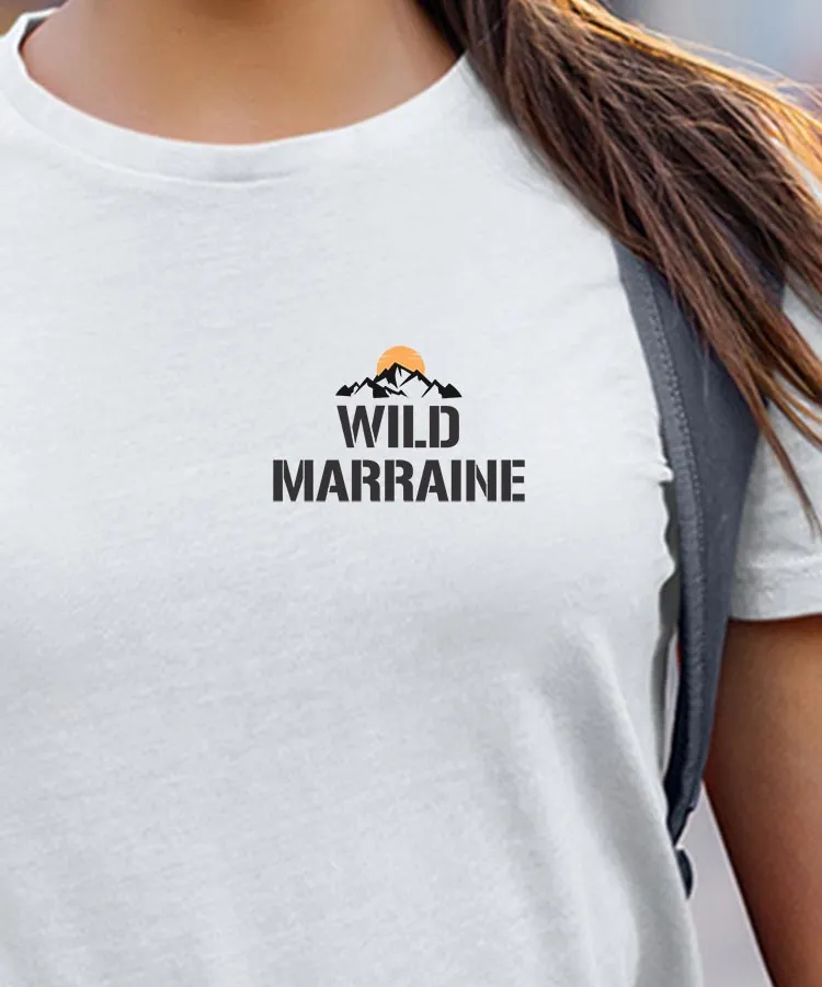 T-Shirt Wild Marraine coeur Pour femme