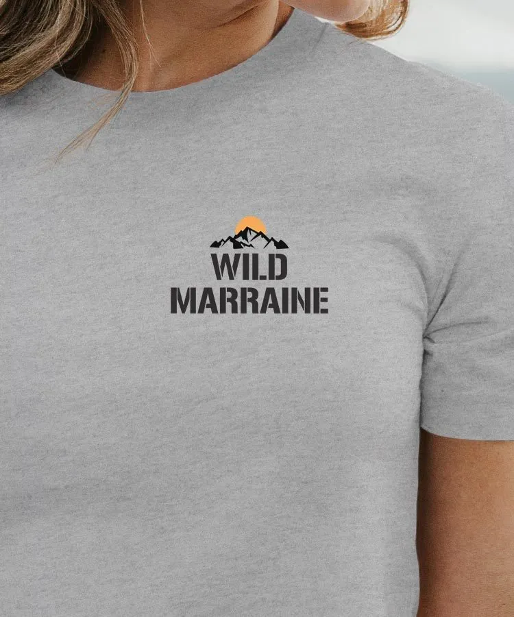 T-Shirt Wild Marraine coeur Pour femme