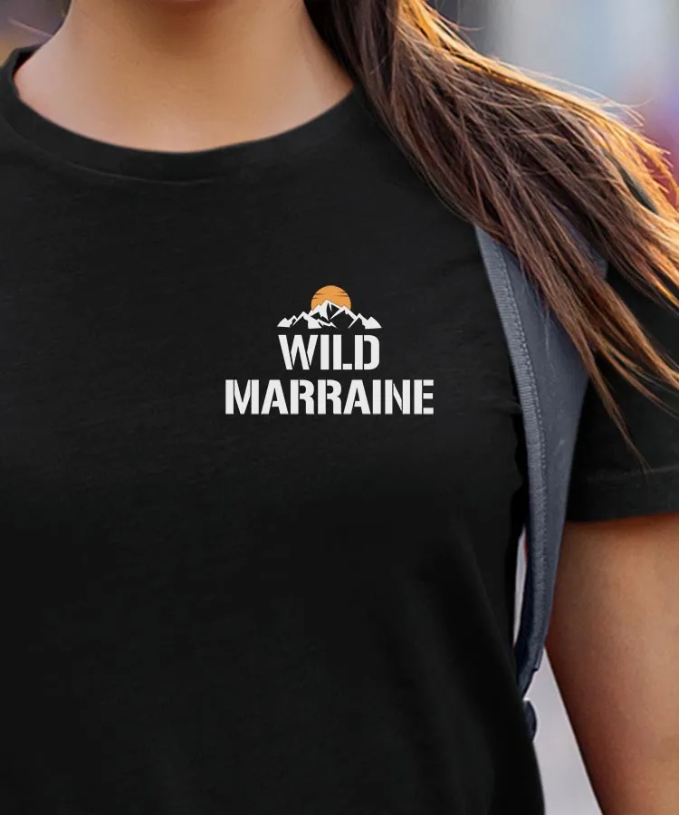 T-Shirt Wild Marraine coeur Pour femme