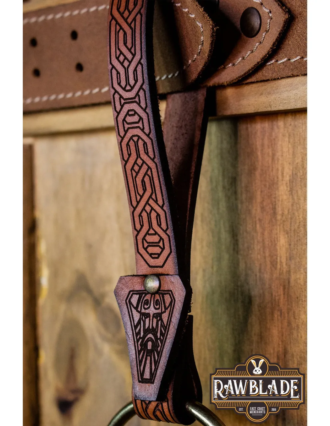 Tahalí Bormund de ceinture pour armes - Marron ⚔️ Boutique Épées