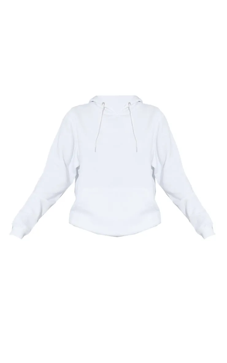 Tall Hoodie oversize blanc classique