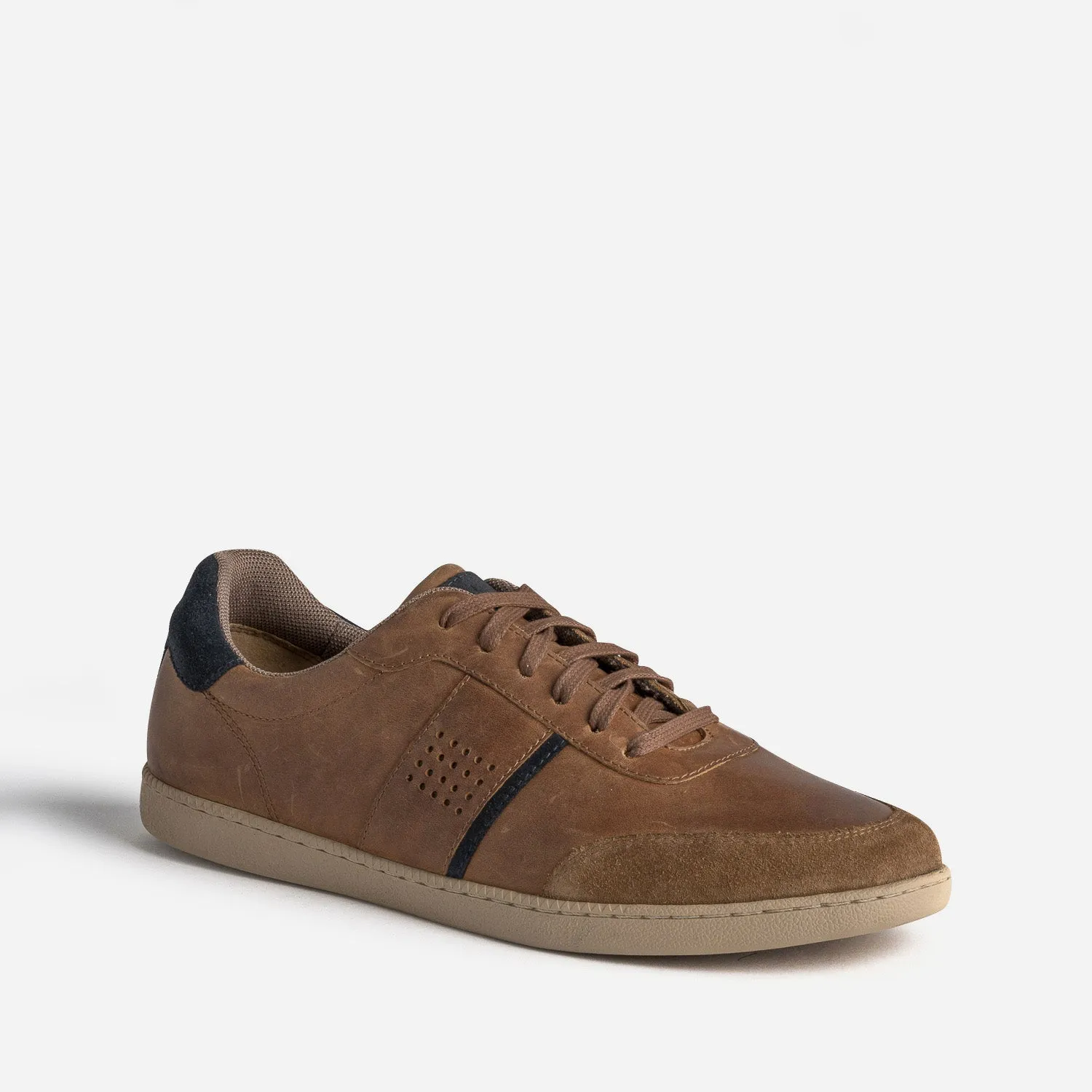 Tennis TBS marron en cuir - Baskets / Tennis Homme | ERAM