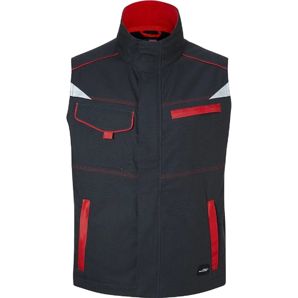 Veste gilet de travail sans manches - JN850 - gris carbone 